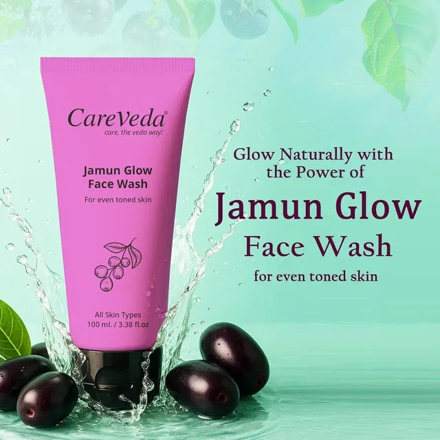 CareVeda Jamun Glow Face Wash – 100ml