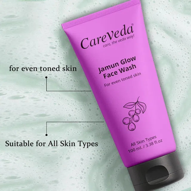 CareVeda Jamun Glow Face Wash – 100ml