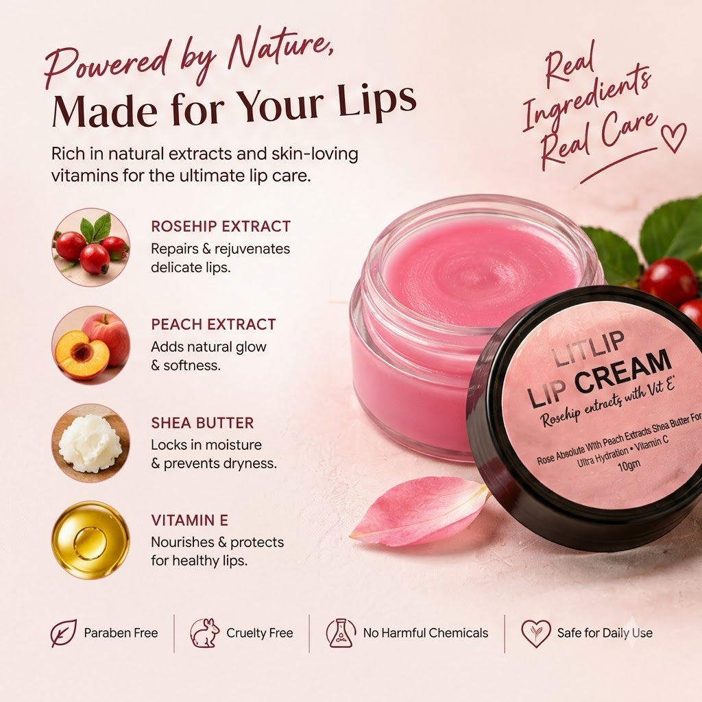 LITLIP Rosehip Lip Cream – 10g