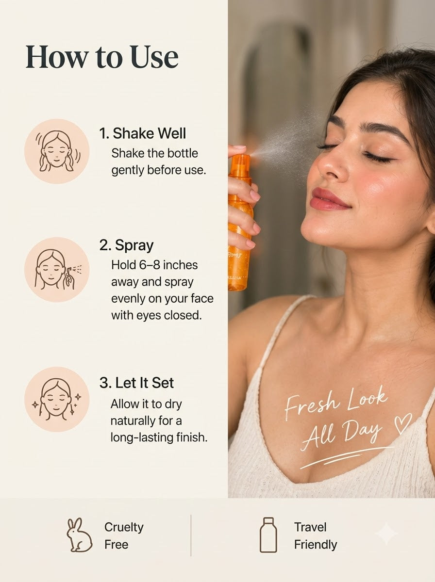 Makeup Fixer Spray.